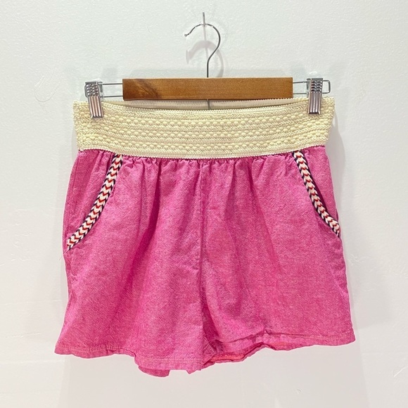 Heidays chambray shorts MAGENTA/Pink - Picture 3 of 5